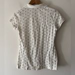 H&M LOGG Off-White Polo T-shirt w/ Anchors Cotton Short Sleeve Top Photo 2