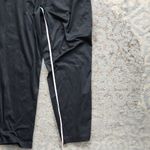 Oleg Cassini Underline Black White Stripe Sport Jogger Pants Large Photo 5
