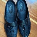 Cole Haan NWOT black Nike air Bria slip on slide mules with bow size 8.5 Photo 2