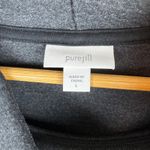 J.Jill  Pure Jill Tunic Dress Sz Large Grey Black Cowl Neck Long Sleeve Comfort‎ Photo 4