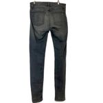 Rag and Bone Women's Button Fly Skinny Leg Jean Black Size 32 FLAW Classic Dark Photo 9