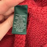 Lauren Ralph Lauren Women’s Large Cotton Linen Sweater Red Photo 2