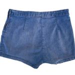 Free People  High Waisted Side Zip Medium Wash Mini Denim Shorts 29 Photo 1