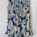 Farm Rio Floral Strapless Smocked Ruffle Mini Dress, Size S Photo 4