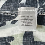 Fred David NWT  White Black Green Floral Leaf Adjustable Belted Dress Size Medium Photo 10