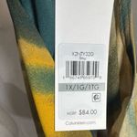 Calvin Klein forest green and tan cowl neck long sleeve top size 1X NWT Photo 6