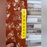 Three Dots  floral burnt orange Wide Leg Palazzo Pants S Photo 2