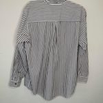 Ruff Hewn  Brown Vertical Striped Button Up Shirt Sz Large Photo 5
