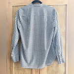 J.Crew  Gingham Plaid Long Sleeve Blouse Size Small Black White Pleated Office Photo 4