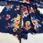 Women's Floral Print Flowy Playsuit Romper Size X Photo 6