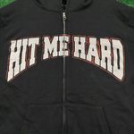 Billie Eilish Hit Me Hard and Soft The Tour Zip-Up Hoodie Size Large Photo 1