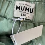 Show Me Your Mumu Womans Green Denim Mom Jeans Size 40 u High Rise Cropped Photo 4