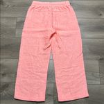 Athleta  Retreat Linen High Rise Wide Leg‎ Pant Sunset Glow Orange Size 0 Photo 4