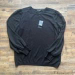 Adrianna Papell Womens Dolman Sleeve Sweater Blouse Black Size XL NWT Photo 0