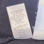 Loft  Navy Blue Embroidered Floral Bell Sleeve Knee Length Dress Size Medium Photo 5