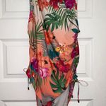 La Blanca Tropical Floral Print One Shoulder One Piece Swimsuit Photo 0