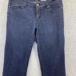 Loft Ann Taylor Women's Blue Denim Jeans Dark Wash Curvy Crop Size 4 Photo 10