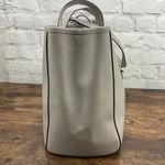 Michael Kors  Light Gray Saffiano Leather Jet Set 3 With Compartments Photo 4