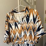 Cupshe Shirt Collar Lace Up Half Sleeves Dress Photo 3