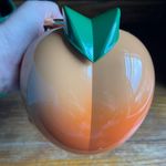 ZARA NWT  Box Style Orange Peach Clutch with Gold Handle & Chain Shoulder Strap Photo 11