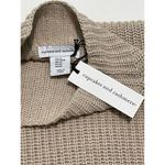 Cupcakes & Cashmere Turtleneck Ribbed Sweater Knit Pullover Tan XS Extra Small Tan Photo 2