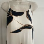Soma Elegant Black and White Floral Dress with Built in Bra Size Medium. Photo 1