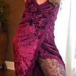 Sexy Lace Velvet Night Out Dress Red Photo 0