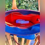 Dooney & Bourke  Darla Shopping Bag – Marina Blue Leather Tote NWT​ Photo 5