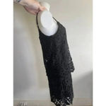 Romeo + Juliet Couture Black Lace Romper Size S Shorts Crochet Summer EUC! 0153 Photo 5