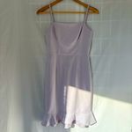French Connection Whisper light ruffle hem dress lavender frost size 2 Photo 1