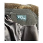Vintage Elegant Brown Wool/Cashmere Coat With Luxurious Mahogany Mink Fur Collar Size 8 Photo 12