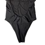 Aerie  Small Black One Piece Swimsuit Ruffle V Neck Monokini Cute Photo 5