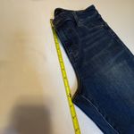 Liverpool Los Angeles Petite Ankle Skinny Jeans Dark Wash Frayed Hem Size 12 Blue Photo 8