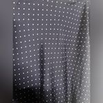 Victoria's Secret Victoria’s Secret Navy Polka Dot Satin Nightgown Slip With Lace Sz L Photo 3