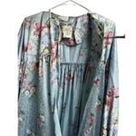 Jolie Two Vintage Floral Gown Size‎ Medium Blue Photo 3