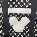 Disney  Mickey Mouse Canvas Black and White Shoulder Bag Tote Photo 1