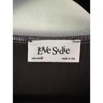 Love Sadie Silver Metallic Faux Wrap Ballon Sleeve Party Cocktail Dress Size XS Photo 8