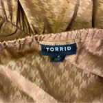 Torrid Tea Length Woven Jacquard Lace Trim Cami Dress Size 2X Photo 2