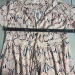 Diane Von Furstenberg  Wrap Dress Women XL Multicolor Leaf 3/4 Wide Sleeve Office Photo 7