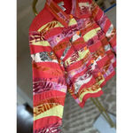 Coldwater Creek Quilted Jacket Boho Teacher Bright Artsy Patchwork Granola Fall Photo 3