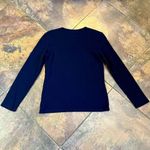 Ralph Lauren Lauren  Blue Crew Neck Sweater PL Photo 10