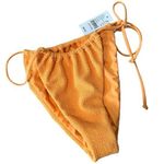 PacSun NWT  bikini bottom Size  large tie orange cheeky Photo 0