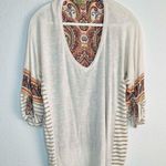 Democracy  - Bohemian Multicolor Patterned Top Sleeve drop neckline Photo 0