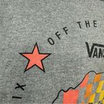 Vans Checker Board Gray Short Sleeve Shirt Size Large Photo 3