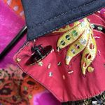 Sandy Starkman Jacket Sz XL Womens Black Embroidered Floral Mirror Embellished Photo 13