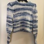 Wild Fable Womens Knit Sweater XS 34” Blue White Stripes Striped Beach Coastal Photo 0