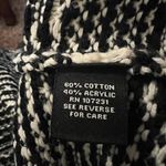 Premise Studio Black & White Knit Cardigan – Open Front, Size X-Large Photo 1