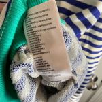 Free People Women's Classic Striped Oversized Crewneck Sweatshirt size X-Large Photo 4