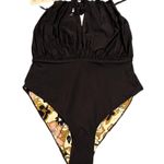 Maaji NWT Midnight Ash Audrey V Plunge One Piece- size M Photo 4