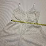 Frederick's of Hollywood Frederick’s Of Hollywood White Floral Lace Romper Lingerie Sz L Large Photo 3